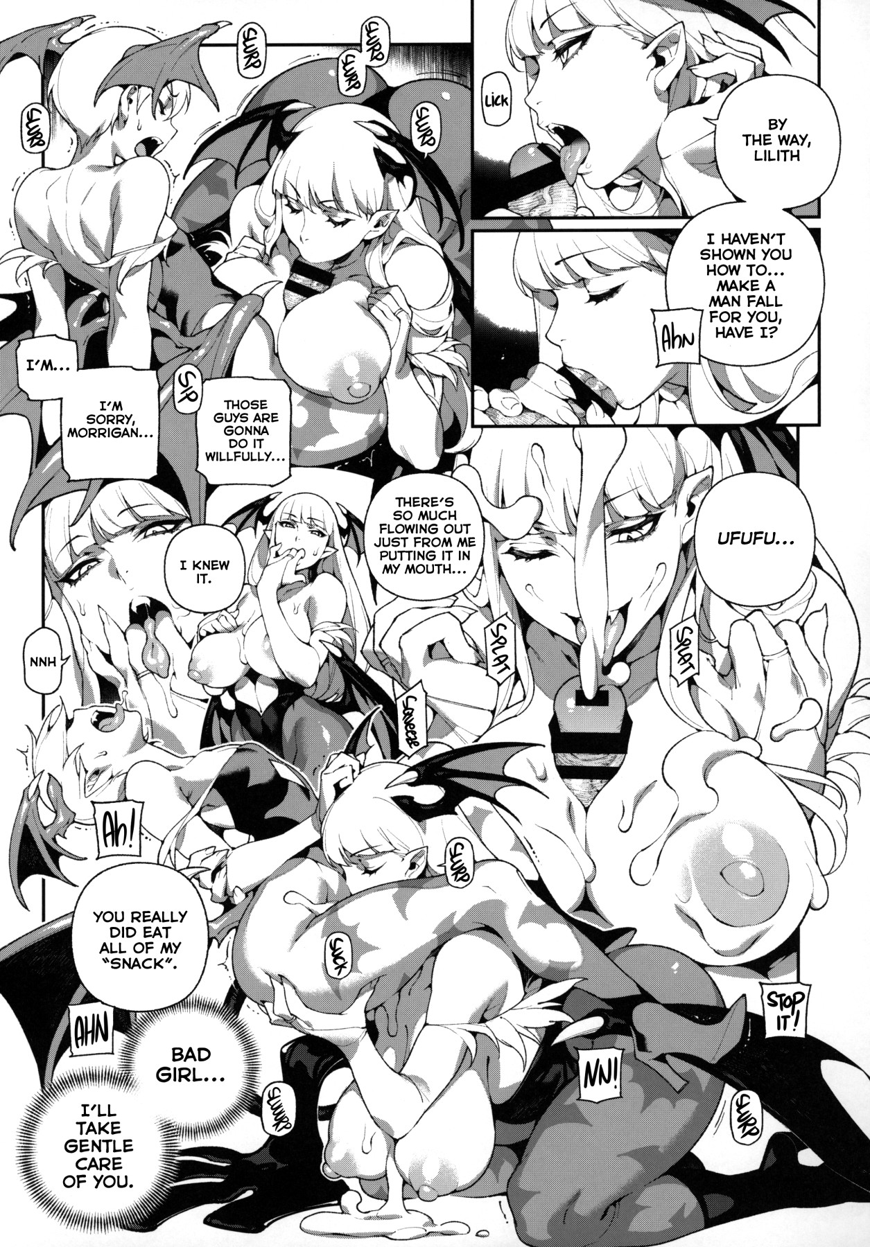 Hentai Manga Comic-Fighter Girls - Vampire-Read-14